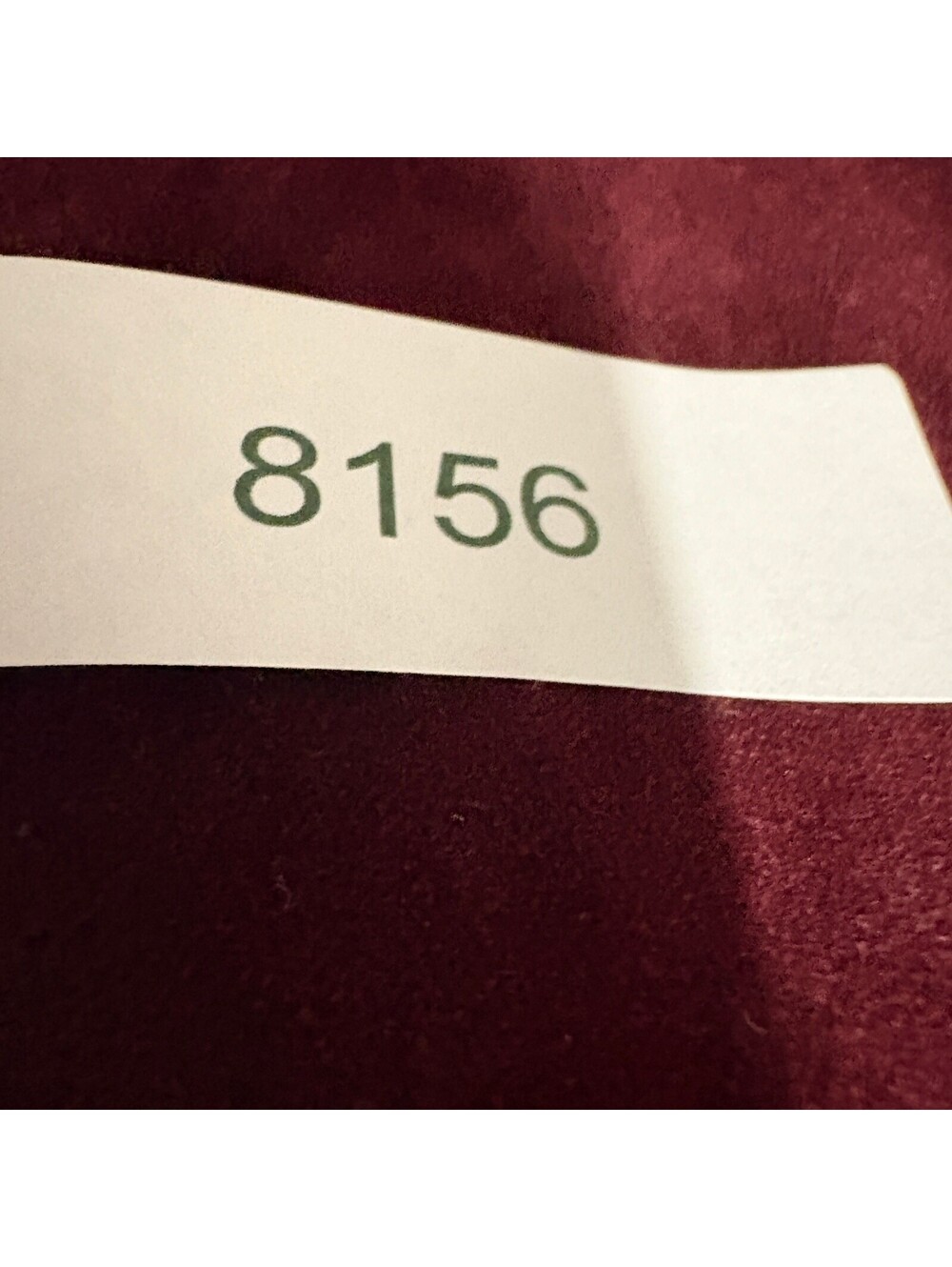 Frame Denim Le High Skinny Velvet Pants Womens 23 Burgundy Pinot Red Corduroy - Picture 14 of 14